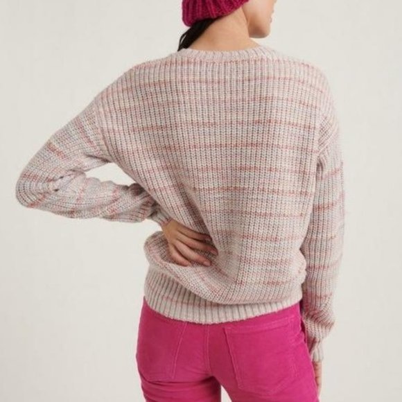 Women's Lukcy Brand Marled Crew Neck Sweater - Picture 2 of 8